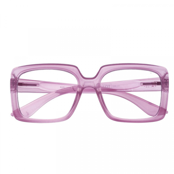 Doubleice reading glasses Flow pink, front